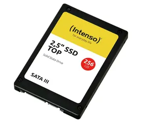 INTENSO TOP Performance 256 GB / SSD / 2,5" / SATA III / odczyt 520 MB/s / zapis 400 MB/s