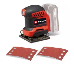 Einhell TE-OS 18/113 Li-Solo / Szlifierka oscylacyjna akumulatorowa / 18 V / 101 x 113 mm / bez akumulatora i ładowarki