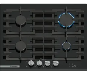 BOSCH PRP6A6H40 Seria 8 czarny / Płyta gazowa / 60 cm / 4 palniki / zapłon elektroniczny