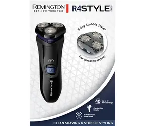 Remington R4002 Style R4 / Golarka rotacyjna / podwójne ostrza / trymer z wysuwaną głowicą / czas pracy 40 min