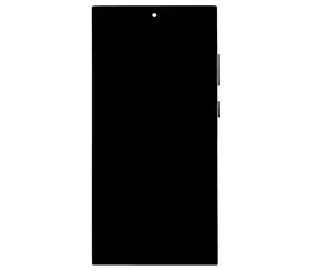 Do Samsung Galaxy S23 Ultra (SM-S918B) Phantom Black / Ekran zamienny z funkcją dotykową / Przednia obudowa