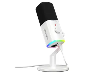 Maono PD100X biały / Mikrofon dynamiczny / XLR / USB-C / 48 kHz/24 bity / RGB