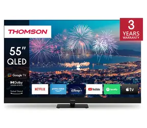 55" Thomson 55QG6C14 / Telewizor / Google TV / QLED / 4K UHD / głośniki przednie
