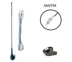 Antena Calearo AM/FM składana przednia / Antena / pasywna / DIN / 41 cm