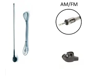 Antena Calearo AM/FM przednia z przewodem / Antena / pasywna / DIN / 41 cm