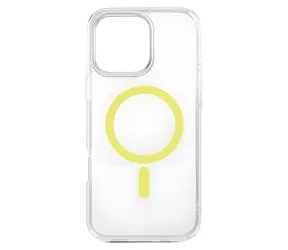 Etui Aiino Frozen w kolorze limonkowym / Etui ochronne / iPhone 16 Pro / Z magnesem