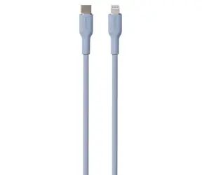 Puro Soft jasnoniebieski / Kabel do transmisji danych / USB-C - Lightning MFi / 12 W / 1,5 m