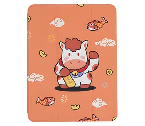 Etui Comma Lingos z przegródką na długopis Fortune Bringing Horse / Etui / Apple iPad 10-11 Gen (2022/2025)