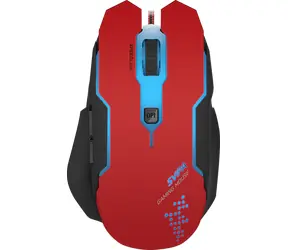 Speed Link SL-680000-BKRD SVIPA czerwono-czarna / Mysz gamingowa / przewodowa / 2800 dpi / 5 przycisków / podświetlenie RGB