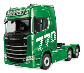 Ciągnik AMEWI RC Scania 770 S 6x4 zielony / Model 1:18 / RTR / 4WD / Oświetlenie LED / funkcjonalny piąty wóz