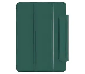 Etui magnetyczne Comma Rider ciemnozielone / Etui / do Apple iPad 10. generacji (2022) i iPad 11. generacji (2025)