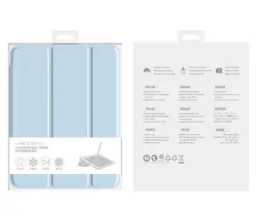 Comma Joy Series jasnoniebieski / Etui / ze slotem na Apple Pencil / iPad Air 13" M2/M3