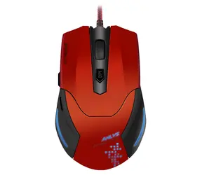 Speed Link SL-680001-BKRD AKLYS czerwono-czarna / Mysz gamingowa / przewodowa / 1000-2000 dpi / 5 przycisków / RGB