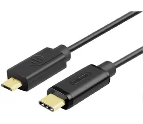Unitek Y-C473BK czarny / Kabel / USB-C - Micro-USB / 1 m