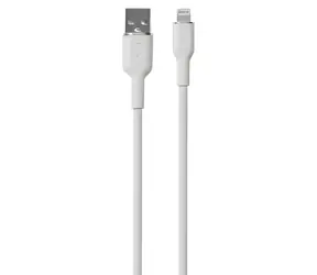 Puro Soft biały / Kabel danych USB-A - Lightning / MFi / 12 W / 1,5 m