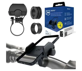 3mk BikeGrip czarny / Uchwyt na telefon rowerowy / kierownica 22-35 mm / smartfony 4,7-7"