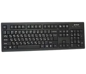A4Tech KR-85 czarny / Klawiatura przewodowa / US / USB