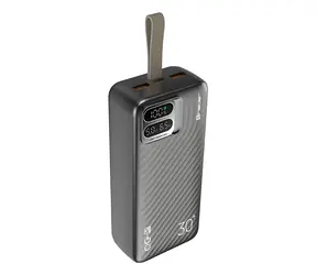 Tracer Blaze 30000 mAh czarny / bateria zewnętrzna / PD 65 W / QC3.0 / wyświetlacz