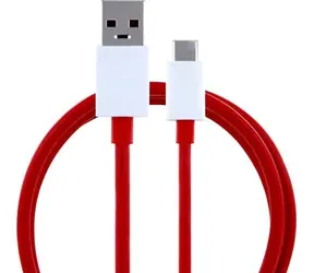 Kabel danych OnePlus USB-A - USB-C 1 m czerwony / Kabel danych