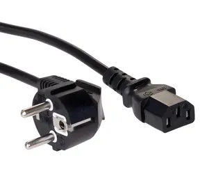 Akyga AK-PC-06A / Kabel zasilający / CEE 7/7 - IEC C13 / 3 m