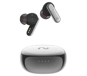 VIAIM Nano+ srebrny / Słuchawki / TWS / Dyktafon AI / ANC 45 dB / Bluetooth 5.3