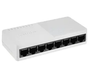 HIKVISION DS-3E0108D-O / Przełącznik / 8x 10/100 Mbps RJ45 / 1,6 Gbps