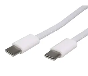 USB-C OEM Value - USB-C biały / Kabel / 60 W / 3M