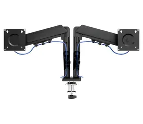 Uchwyt Tracer Double Armflex czarny / Uchwyt do monitora i laptopa / VESA 100x100 / 13-32" / nośność 18 kg