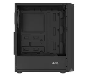 Fury Shobo SH4F czarna / obudowa PC / Midi Tower / ATX / micro-ATX / Mini-ITX / szkło hartowane / bez zasilacza