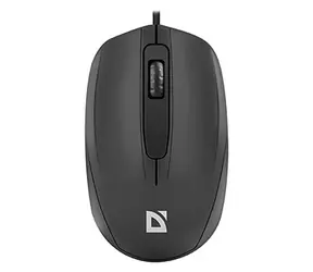 Defender Alpha MB-507 czarny / Mysz optyczna przewodowa / 1000 DPI / 2 przyciski / USB