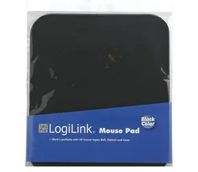 LogiLink ID0096 czarny / Podkładka pod mysz / 250 x 220 x 3 mm