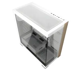 darkFlash DS900W biały / ATX / bez wentylatora / szkło panoramiczne / USB-C / bez zasilacza