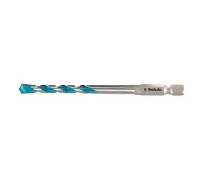 Wiertło wielofunkcyjne Makita TCT 6x100 mm / Wiertło / Trzpień sześciokątny 1/4" / Do płytek, drewna, metalu, betonu