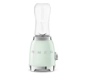 SMEG PBF01PGEU pastelowa zieleń / Blender do smoothie / 300 W / 0,6 l / 2 prędkości