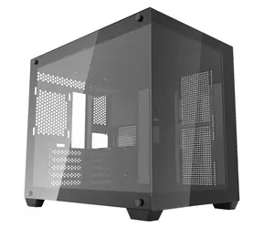 darkFlash C285MP czarny / obudowa PC / mATX / ITX / podwójne szkło hartowane / bez wentylatorów / bez zasilacza