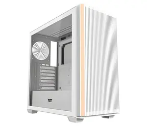 darkFlash DS900WS ATX biała / Obudowa komputera / ATX / bez wentylatora / szkło hartowane / USB 3.0