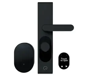 Shelly LOQED Touch 2S czarny / Inteligentny zamek do drzwi / Bluetooth / Wi-Fi / Kod PIN, aplikacja