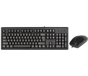 A4Tech KM-72620D czarny / Zestaw klawiatura i mysz / Przewodowy / USB / QWERTY
