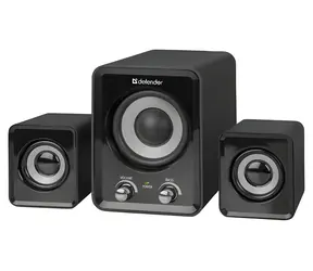 Defender Z4 czarny / Głośniki 2.1 / 11 W / regulacja głośności / regulacja basów / USB + 3,5 mm
