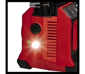 Kompresor hybrydowy Einhell PRESSITO 18/25 czerwony/czarny / akumulator 18 V lub 230 V / 25 l/min / 11 bar
