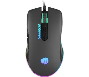 Fury NFU-1699 czarna / Mysz gamingowa / optyczna / 6400 DPI / 7 przycisków / RGB / USB / 1,6 m