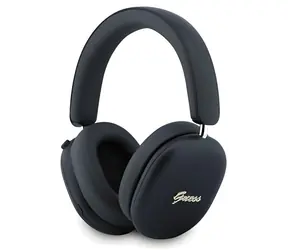 Słuchawki Guess Metallic FINISH Gold Script Logo Black / Bezprzewodowe TWS / Redukcja szumów ENC