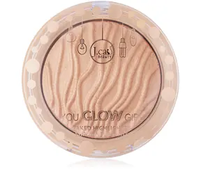 Rozświetlacz J.Cat Beauty You Glow Girl Solstice Beam / Formuła wypiekana / Pigmenty mieniące się