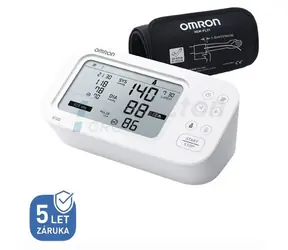 Omron M6 Comfort AFib biały / Tonometr cyfrowy / Wykrywanie migotania przedsionków / pomiar na ramieniu / mankiet 22-42 cm