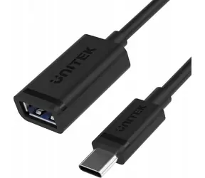 Unitek C476BK-1M czarny / kabel USB / USB 3.2 Gen 2 / USB-C (M) - USB-A (F) / 1 m / 60 W