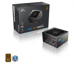 FSP VIC BD 650 czarny / Zasilacz / ATX 3.1 / 650W / 80PLUS Brąz / Wentylator 120mm