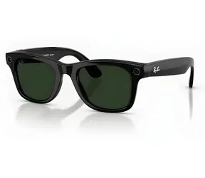 Meta Ray-Ban Gen2 Wayfarer czarny, Transitions zielony, duży / Okulary inteligentne / Aparat 12 MP / Wideo 3K / Bluetooth / Wi-Fi