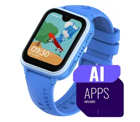 Garett Kids Vibe AI 4G niebieski / Smartwatch / 1,78" AMOLED / rozmowy wideo / SOS / GPS / Wi-Fi / IP67