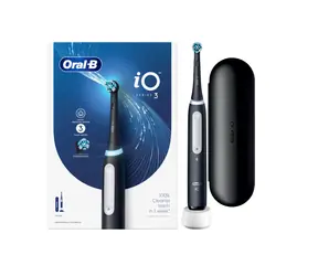 Oral-B iO3 Series czarna / Szczoteczka elektryczna / Etui podróżne