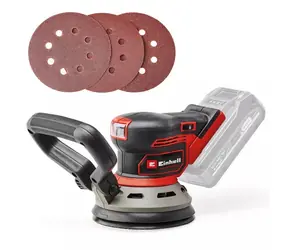 Einhell TP-RS 18/32 Li BL-Solo czerwono-czarna / Akumulatorowa szlifierka mimośrodowa / 18 V / 125 mm / bez akumulatora i ładowarki